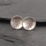 Little Seed Head Sterling Silver Stud Earrings a Earrings from A Little Trinket