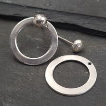 Maxine Sterling Silver Hoop Earring Enhancer a Earrings from A Little Trinket