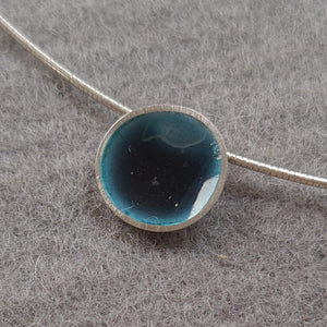 Minnie Enamelled Sterling Silver Necklet a Necklace from A Little Trinket