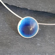 Minnie Enamelled Sterling Silver Necklet a Earrings from A Little Trinket