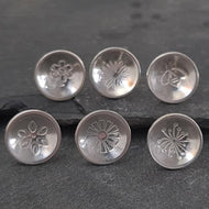 Mix & Match Floral Sterling Silver Stud Earrings a Earrings from A Little Trinket