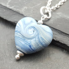 Noviomagus Collection - Cora Swirl Heart Necklace a Necklace from A Little Trinket
