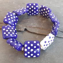 Polka Dotty Stretch Tile Bracelet a Bracelet from A Little Trinket