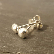 Recycled Nugget Stud Earrings a Earrings from A Little Trinket