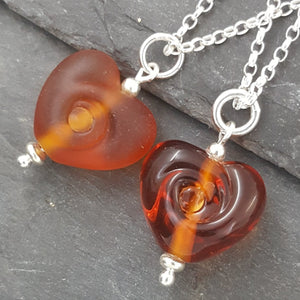 Velvet & Gloss Collection - Cora Swirl Heart Necklace a Necklace from A Little Trinket