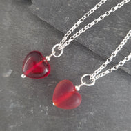 Velvet & Gloss Collection - Cora Tiny Heart Necklace a Necklace from A Little Trinket