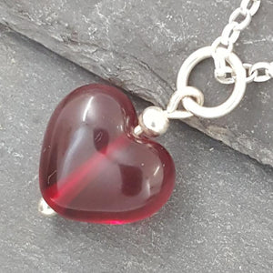 Velvet & Gloss Collection - Cora Tiny Heart Necklace a Necklace from A Little Trinket